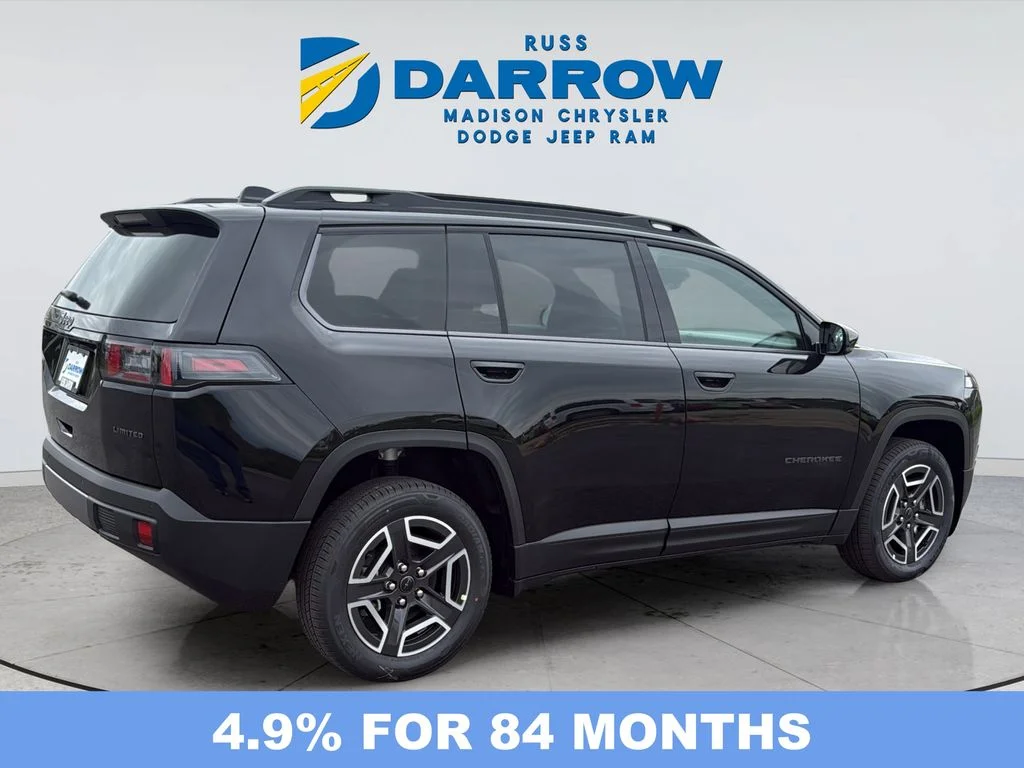New 2026 Diamond Black Crystal Pearl-Coat Exterior Paint Jeep Limited image 5