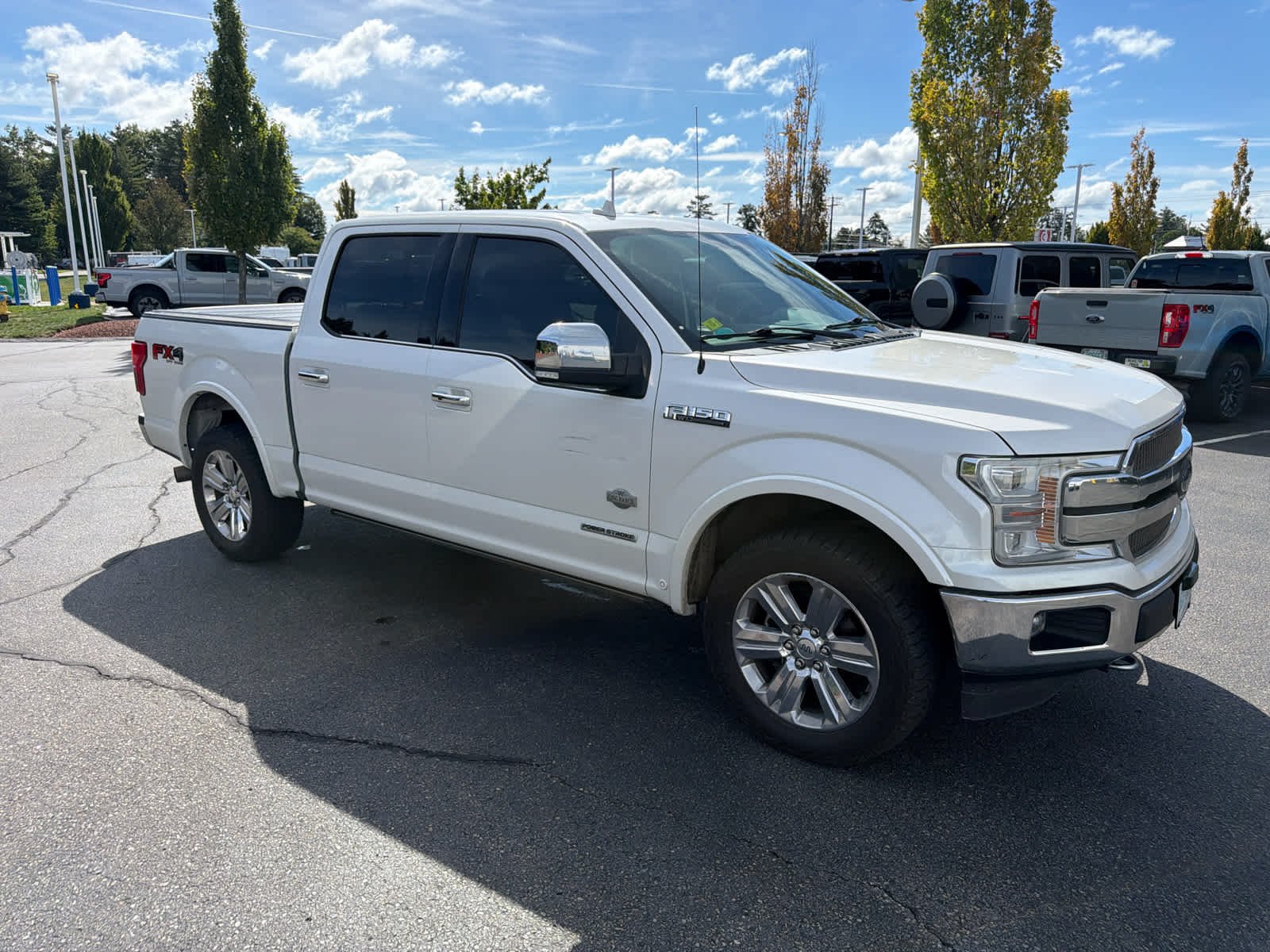Used 2018 White Platinum Metallic Tri-Coat Ford King Ranch image 5