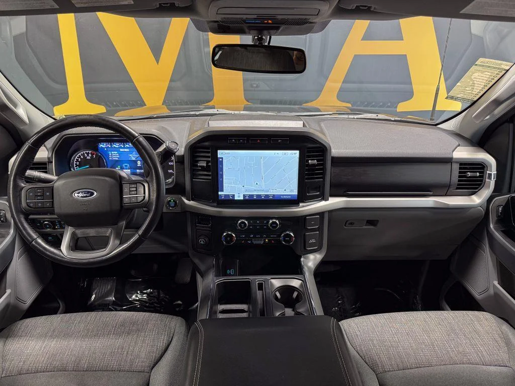 Used 2022 Antimatter Blue Metallic Ford XLT image 8