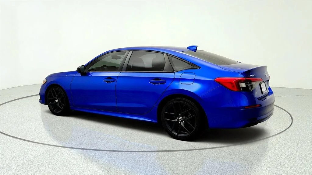 Used 2022 Aegean Blue Metallic Honda Sport CVT image 7