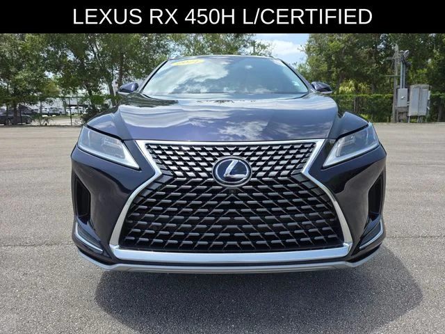 Certified Used 2021 Blue Lexus 450h image 8