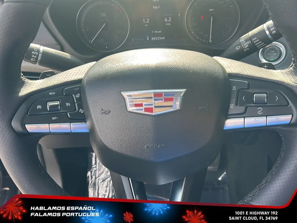 Used 2022 Stellar Black Metallic Cadillac Sport image 18