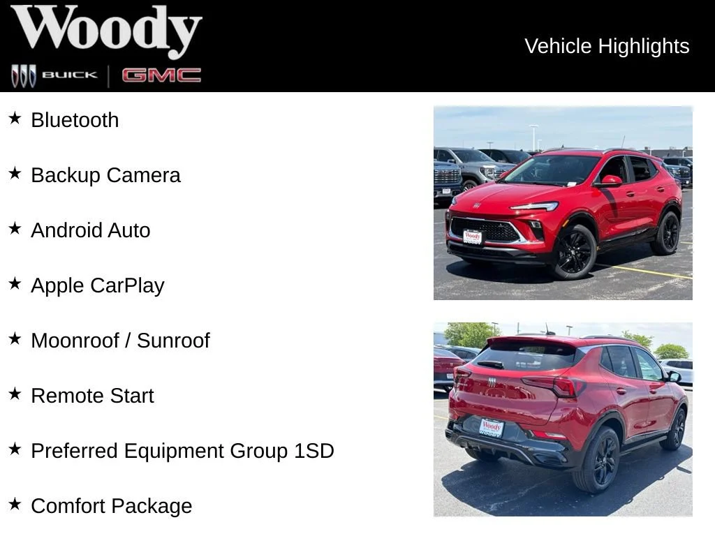 New 2026 Brilliant Red Buick Sport Touring image 3