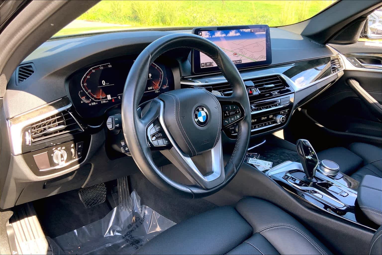 Certified Used 2021 Jet Black BMW 530i xDrive image 17