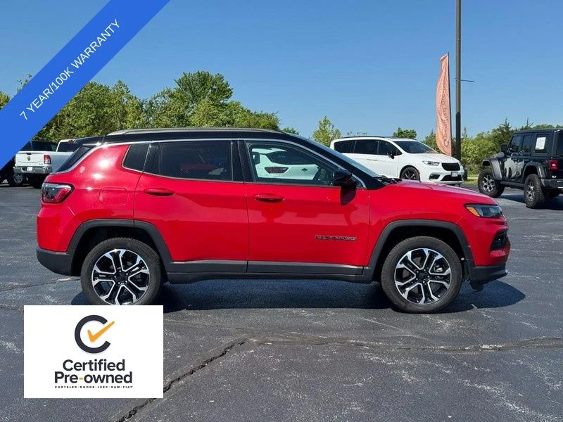 Certified Used 2024 Red Jeep Limited image 2