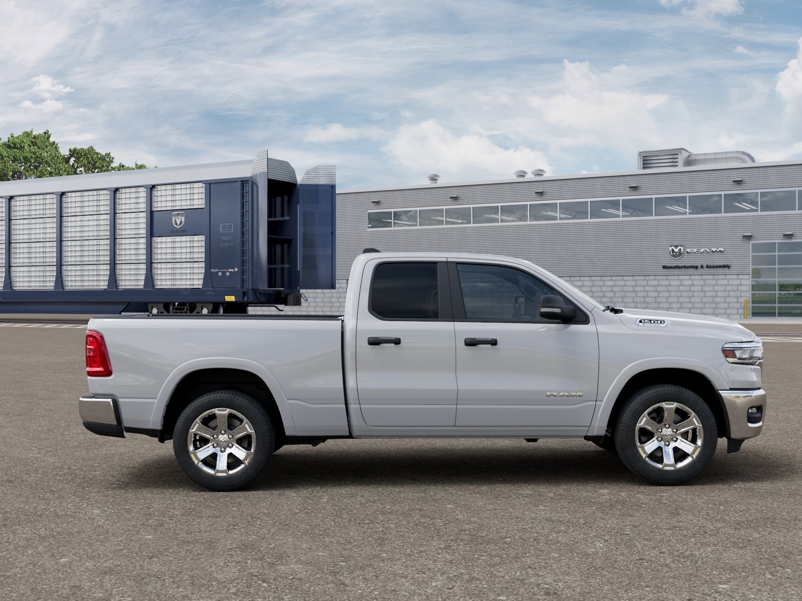 New 2026 Bright White Clear-Coat Exterior Paint RAM BIG HORN image 21