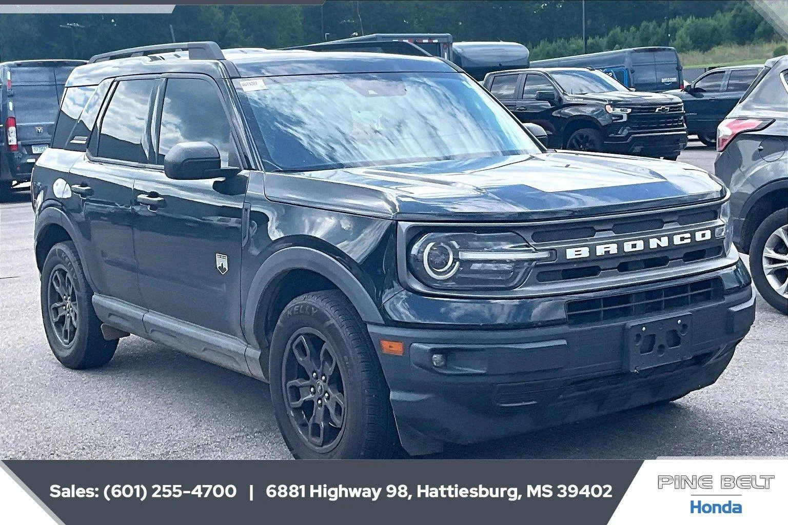 Used 2021 Shadow Black Ford Big Bend image 2