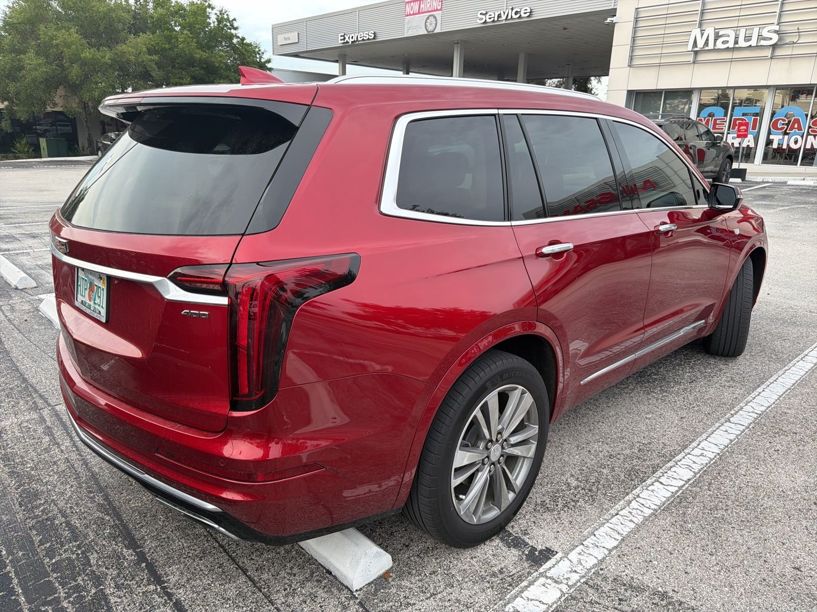 Used 2022 Red Cadillac Premium Luxury image 4