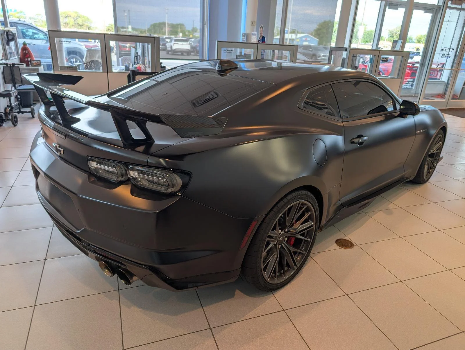 Used 2024 Panther Black Matte Chevrolet ZL1 image 10
