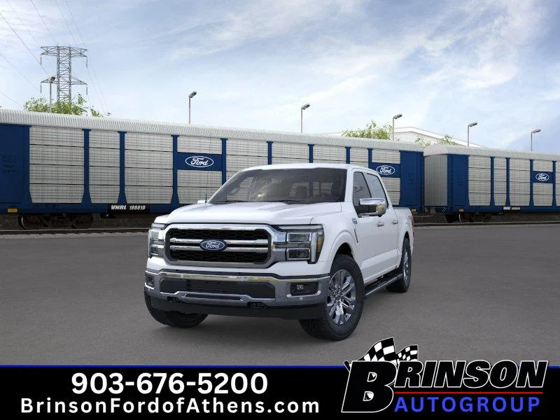 New 2026 Star White Metallic Tri-Coat Ford Lariat® image 2