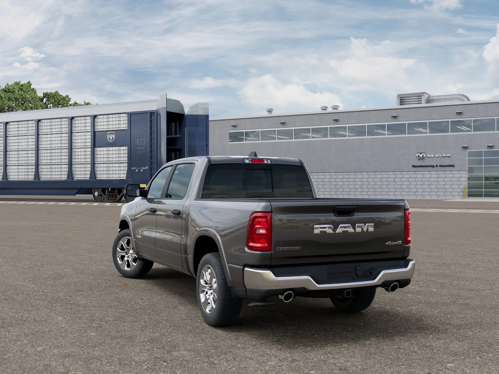 New 2027 Granite Crystal Metallic Clear-Coat Exterior Paint RAM Big Horn/Lone Star image 3