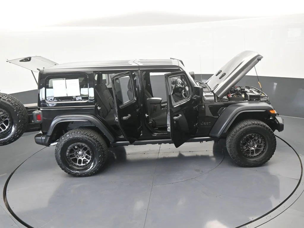 Used 2022 Black Clearcoat Jeep Unlimited Sport image 70