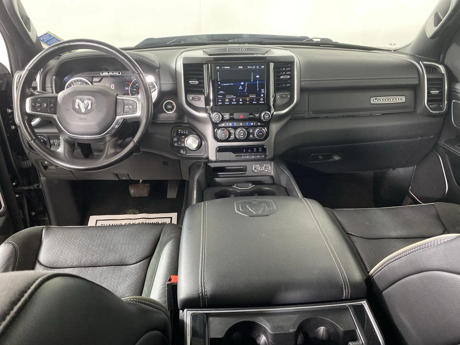 Used 2021 Diamond Black Crystal Pearlcoat Ram Laramie image 15