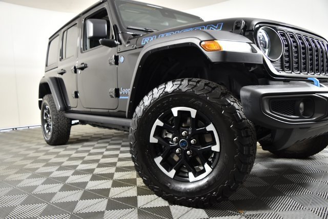 Used 2024 Black Jeep Rubicon 4xe image 3