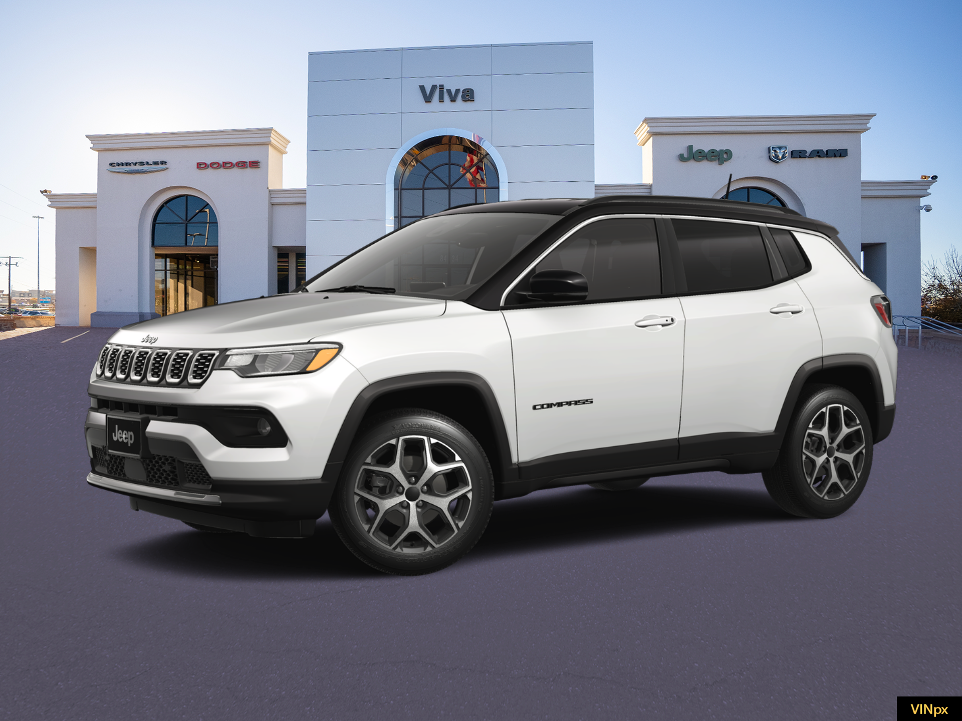 New 2026 Bright White Clear-Coat Exterior Paint Jeep Limited image 2