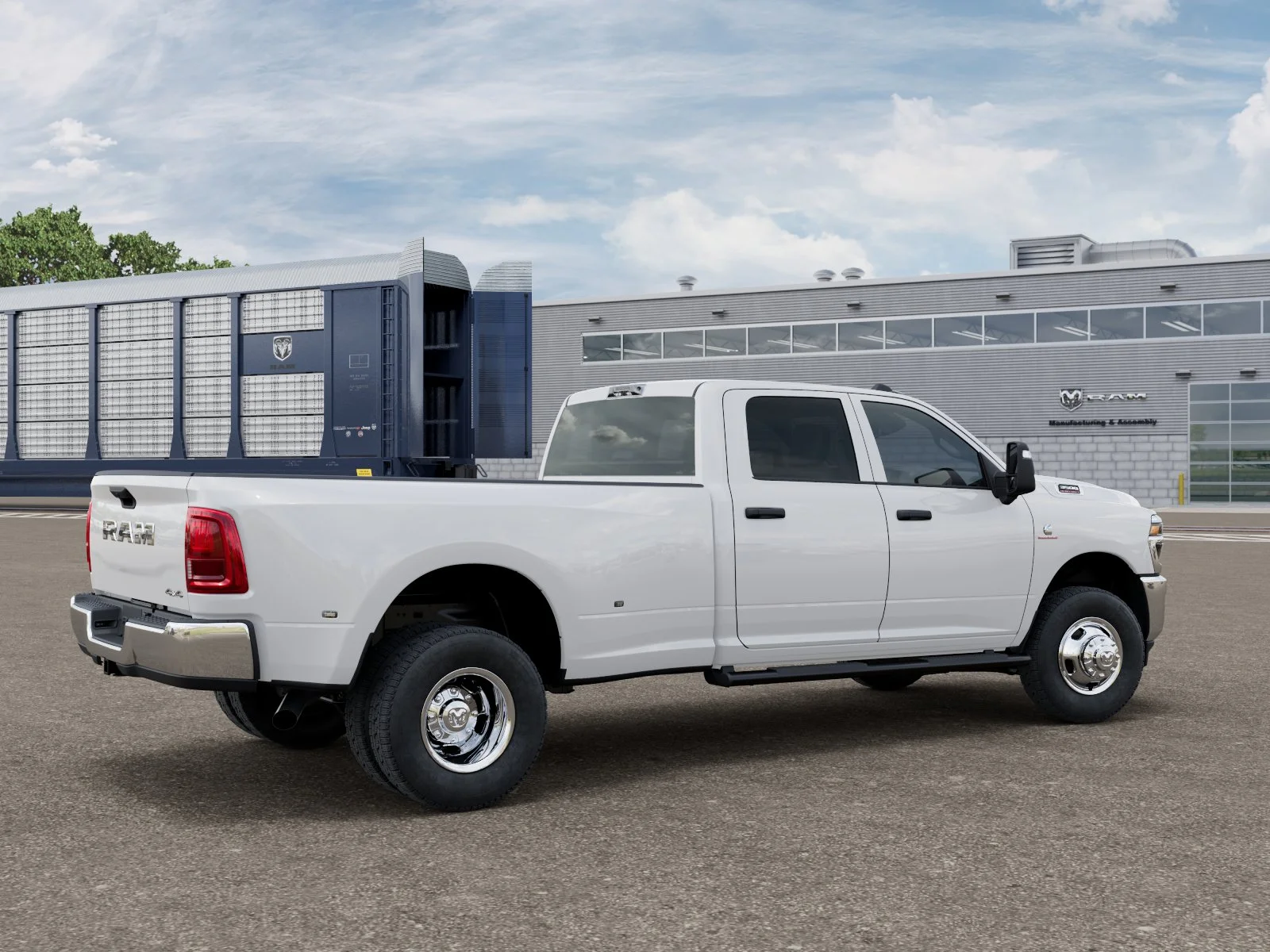 New 2027 Bright White Clear-Coat Exterior Paint RAM Tradesman image 2