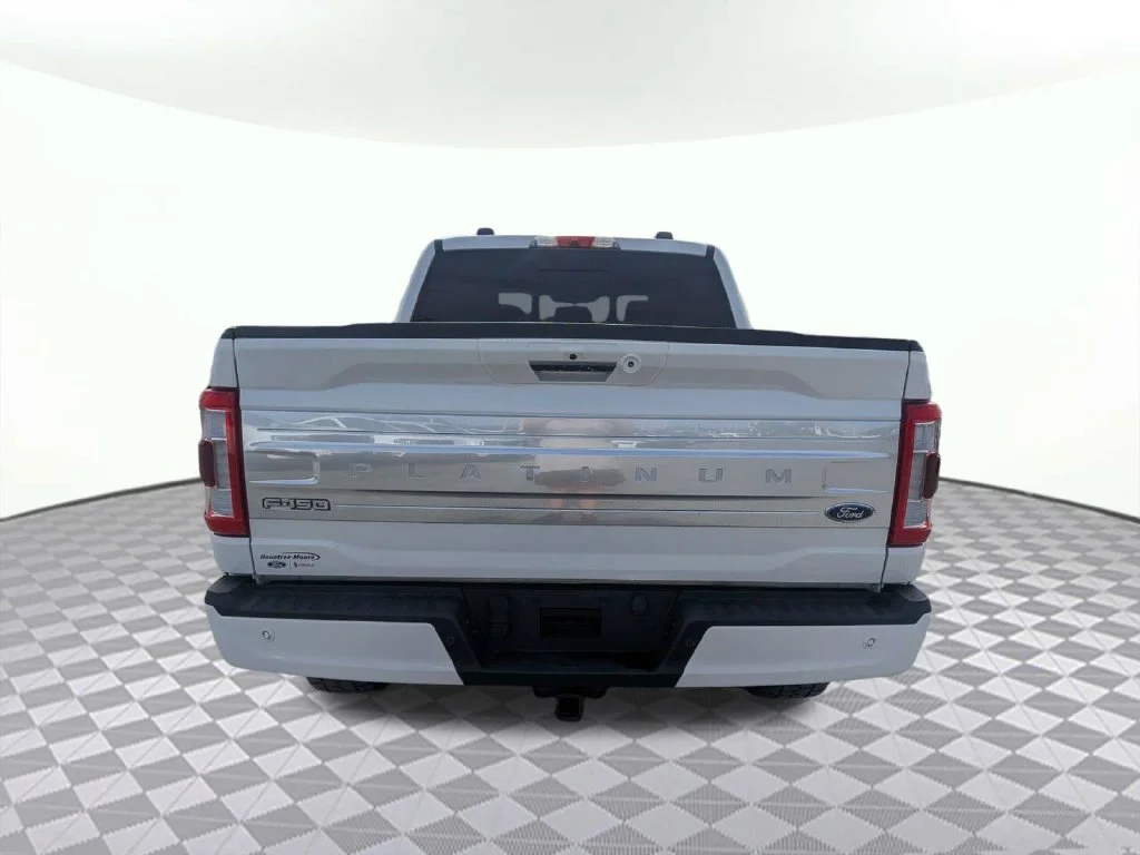 Certified Used 2022 White Metallic Ford Platinum image 4