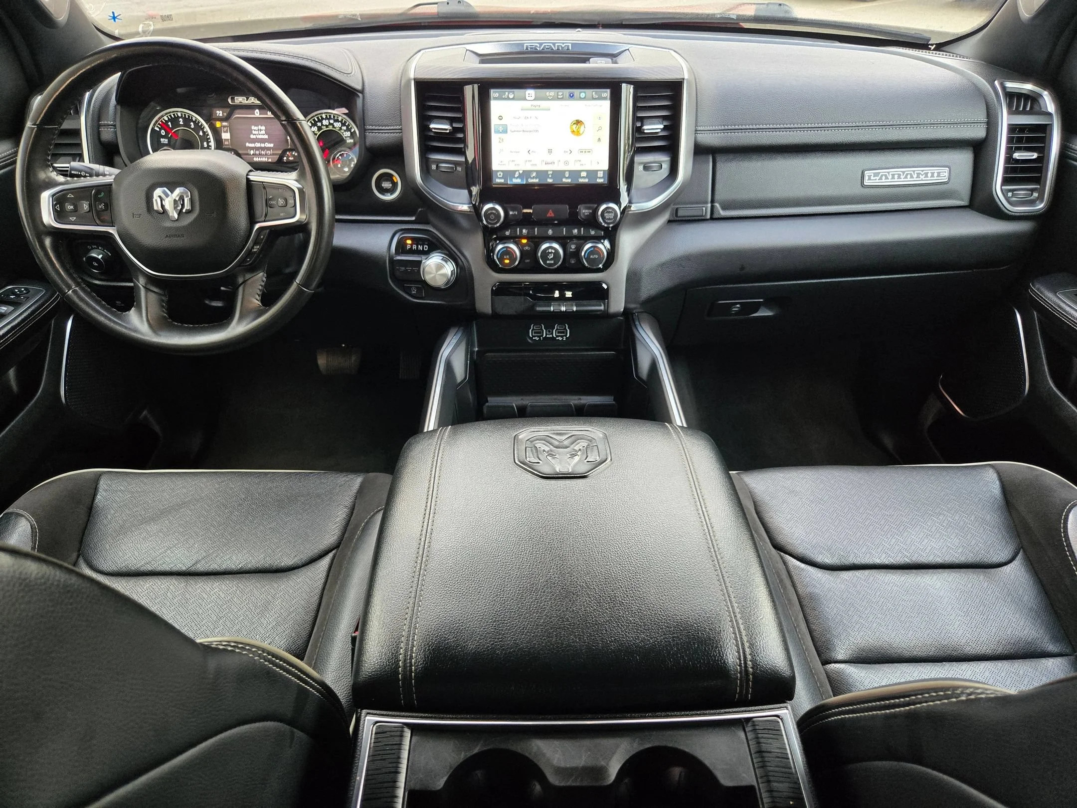 Used 2024 Flame Red Clearcoat Ram Laramie image 10