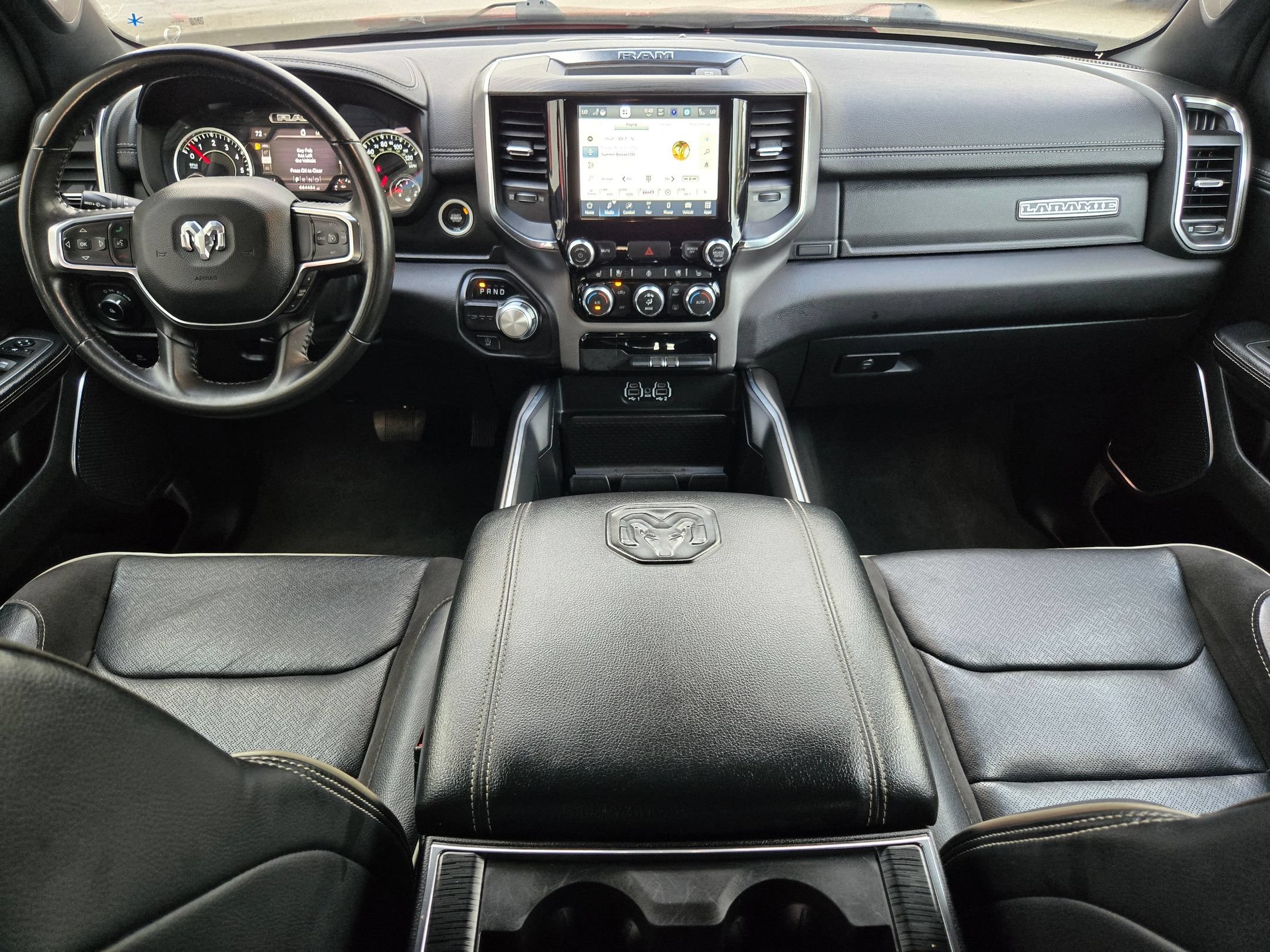 Used 2024 Flame Red Clearcoat RAM Laramie image 10
