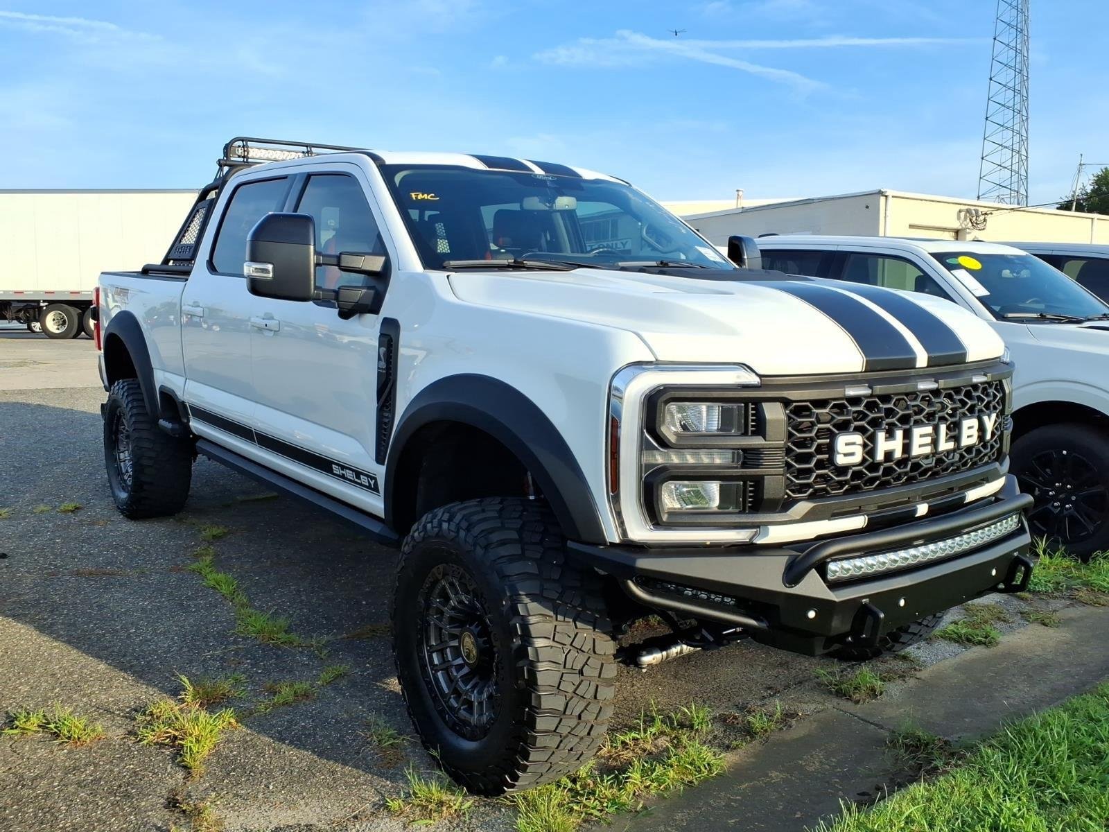 Used 2024 Star White Metallic Tri-Coat Ford LARIAT image 3
