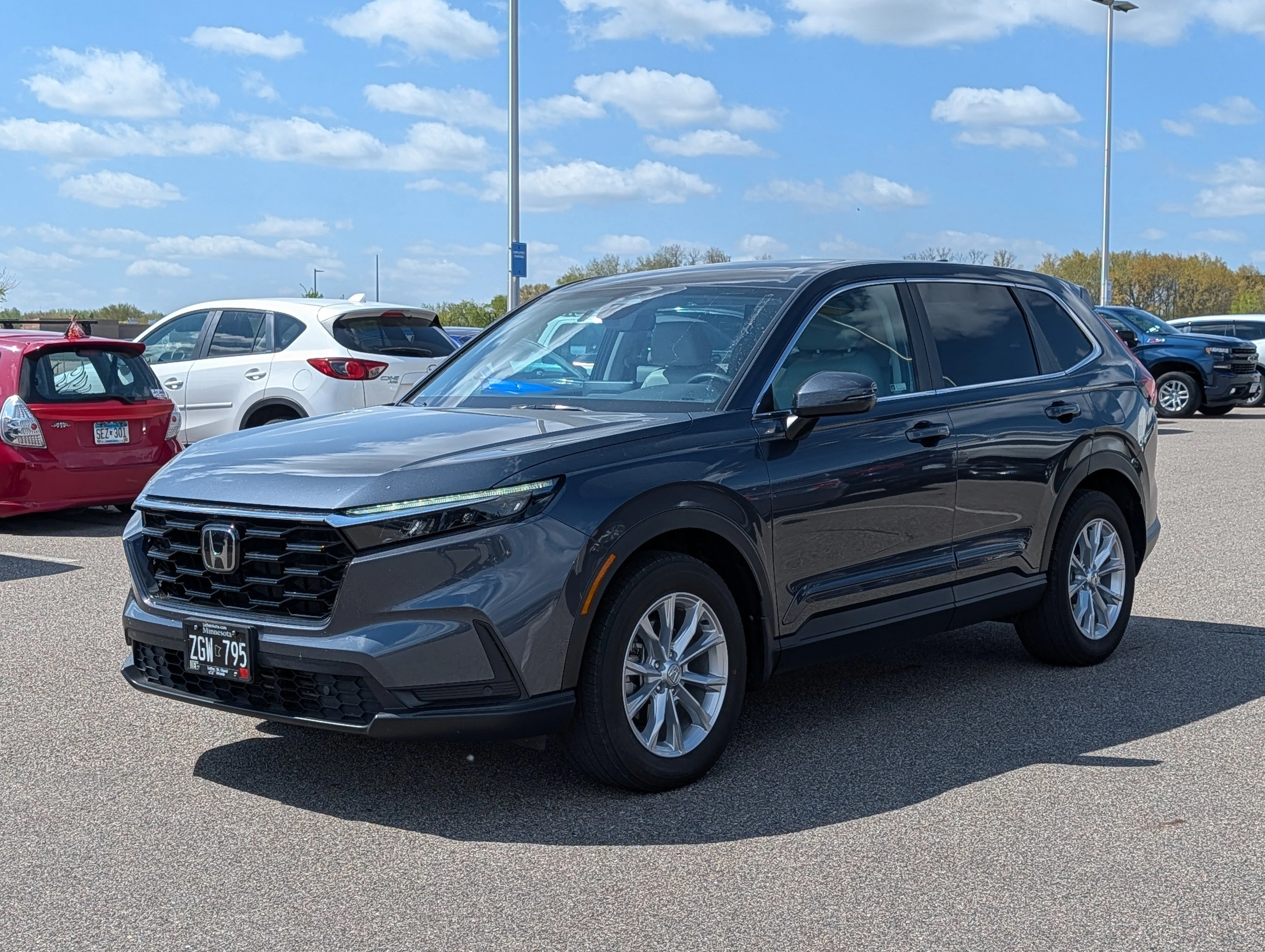 Used 2024 Honda CR-V EX-L with VIN 2HKRS4H75RH419052 for sale in Waite Park, Minnesota