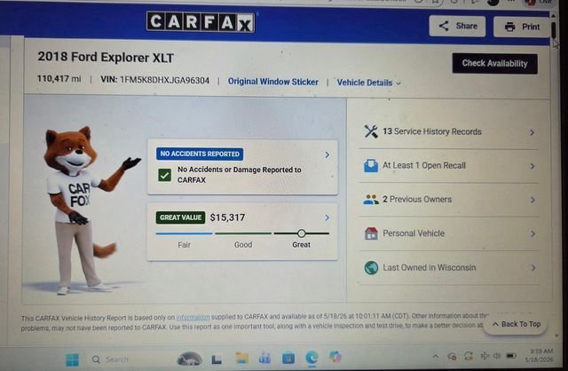Certified Used 2018 Shadow Black Ford XLT image 46