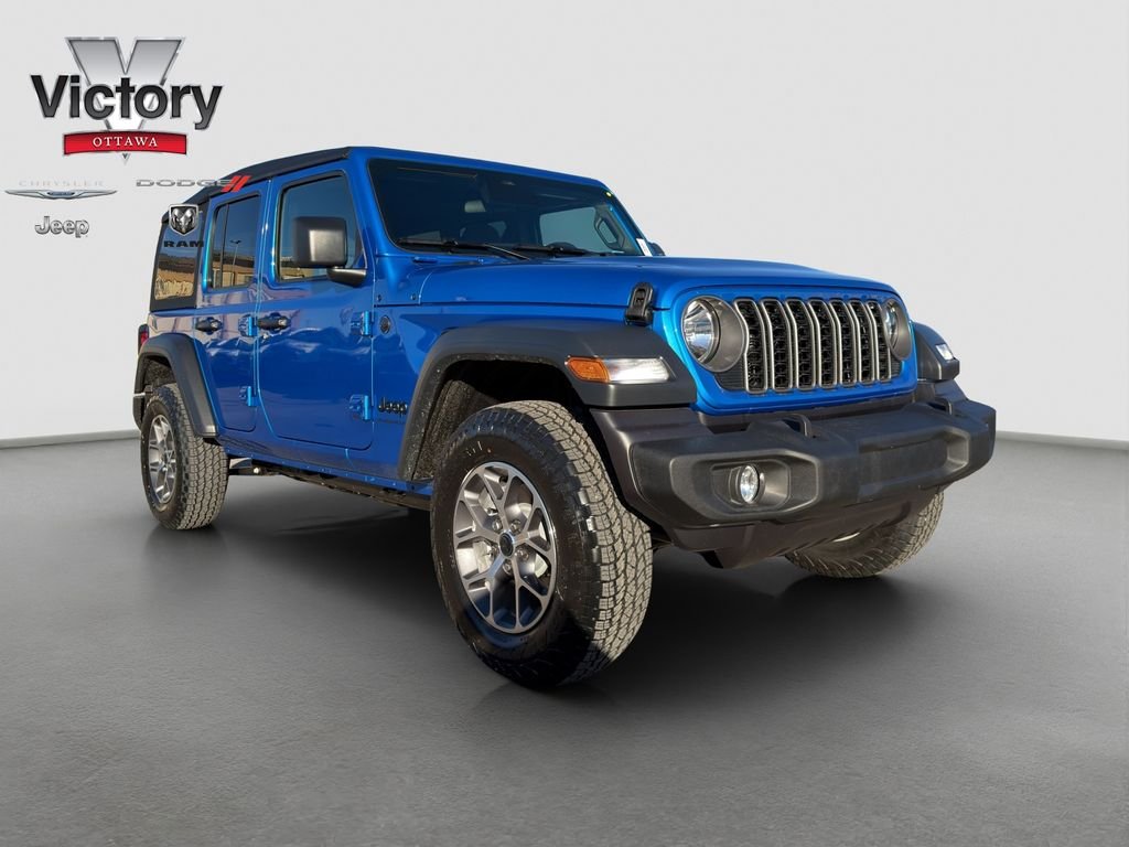New 2026 Hydro Blue Pearl-Coat Exterior Paint Jeep Sport S image 8