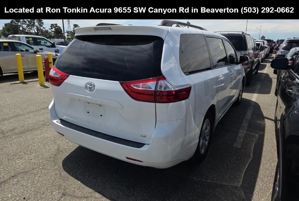 Used 2017 Super White Toyota LE image 4