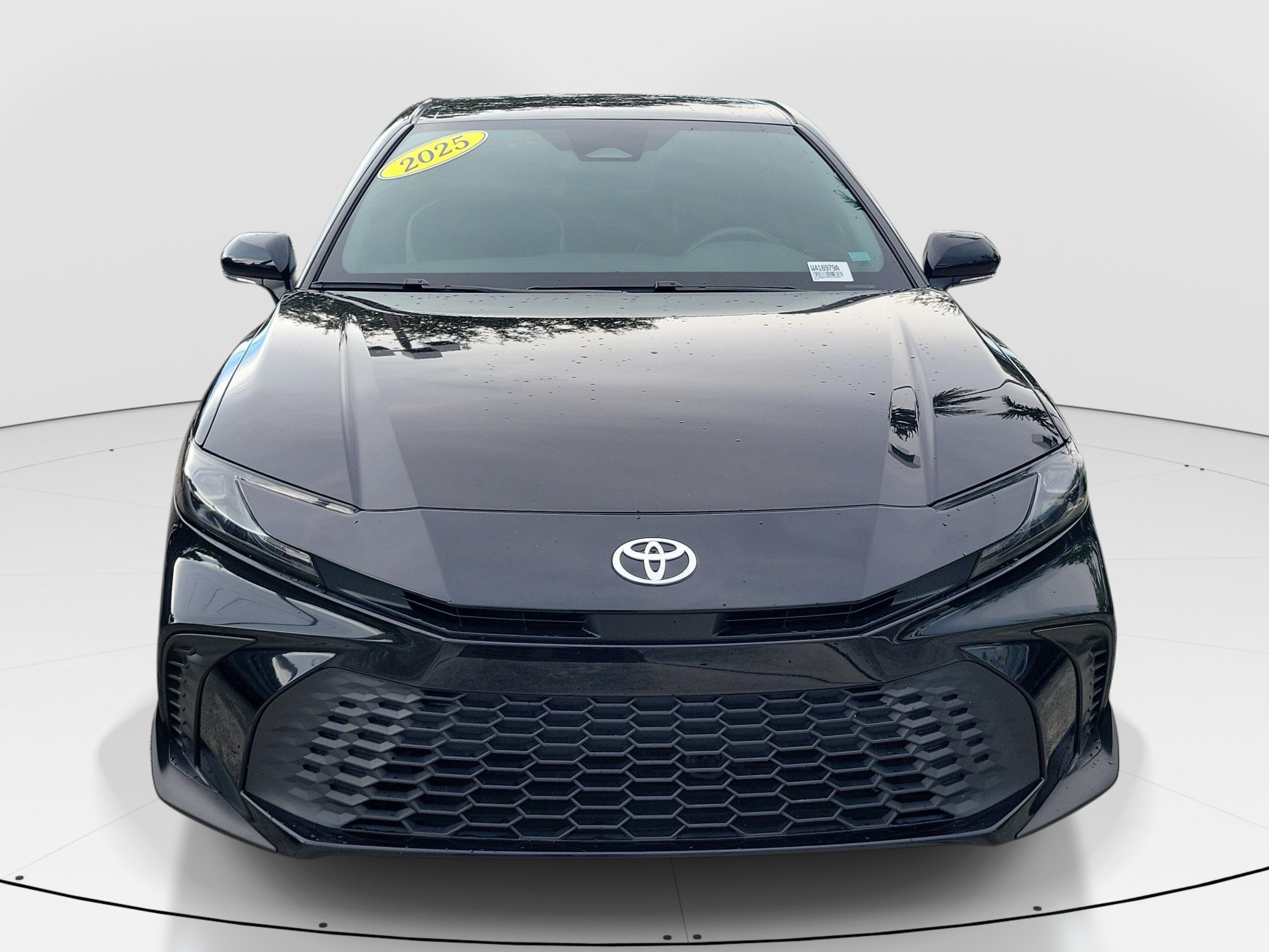 Used 2025 Midnight Black Metallic Toyota SE image 2