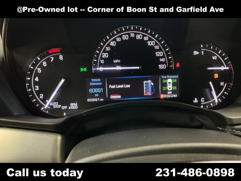 Used 2017 RADIANT SILVER METALLIC Cadillac Luxury AWD image 23