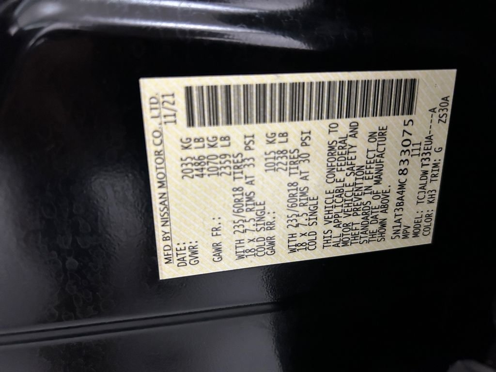 Used 2021 Black Nissan SV image 20
