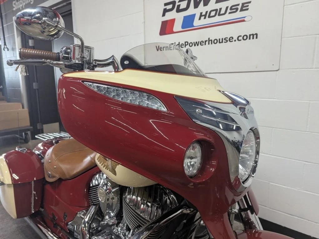 Used 2016 Red/Cream Indian Motorcycle Indian Red image 4
