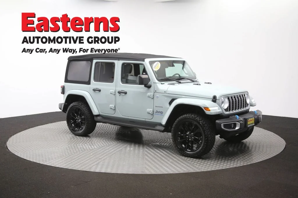 Used 2024 Gray Jeep Sahara 4xe image 48