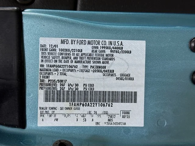 Used 2002 Blue Ford Base image 26