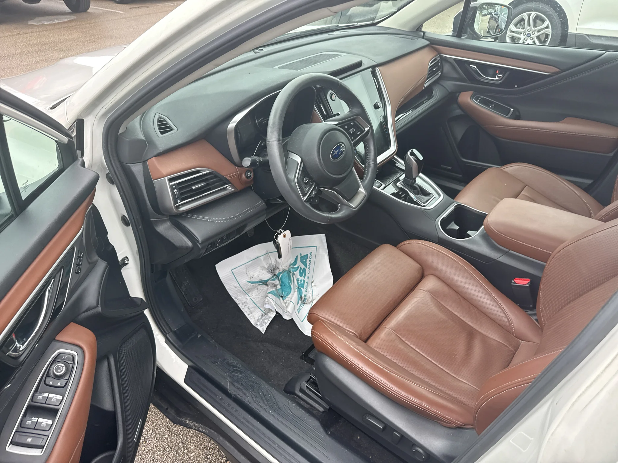 Used 2021 Crystal White Pearl Subaru Touring image 5