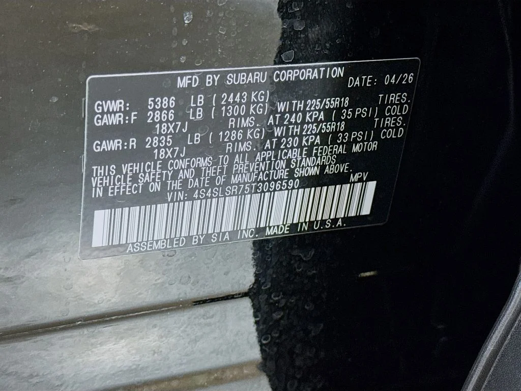 New 2026 Black Subaru Limited Hybrid image 42