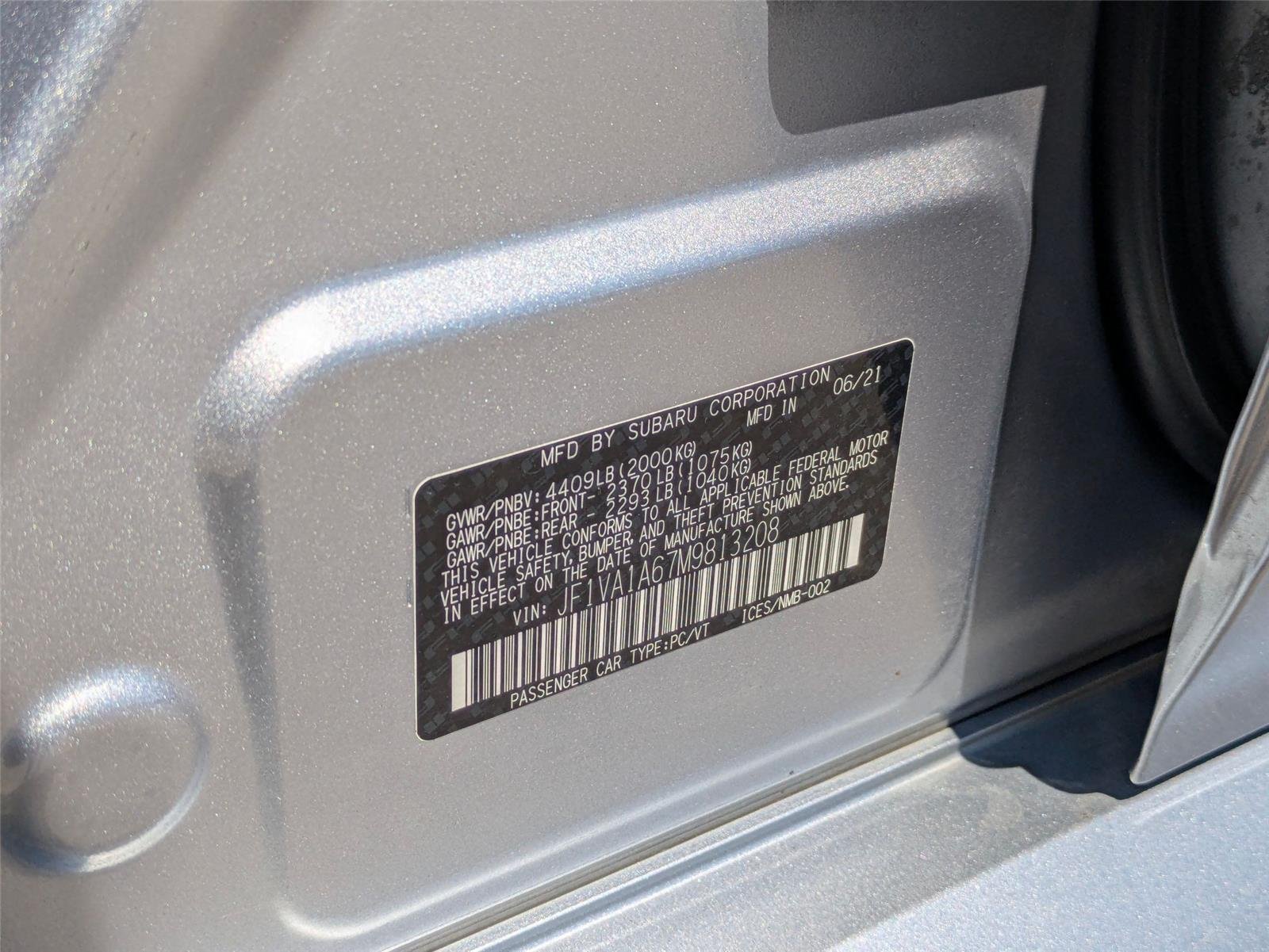 Used 2021 Ice Silver Metallic Subaru  image 35