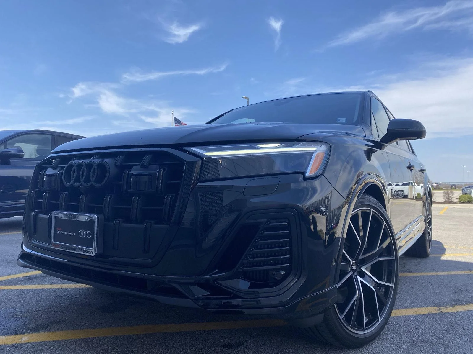 Certified Used 2025 Mythos Black Metallic Audi Premium Plus image 1
