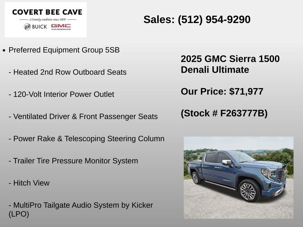 Used 2025 Blue GMC Denali Ultimate image 24