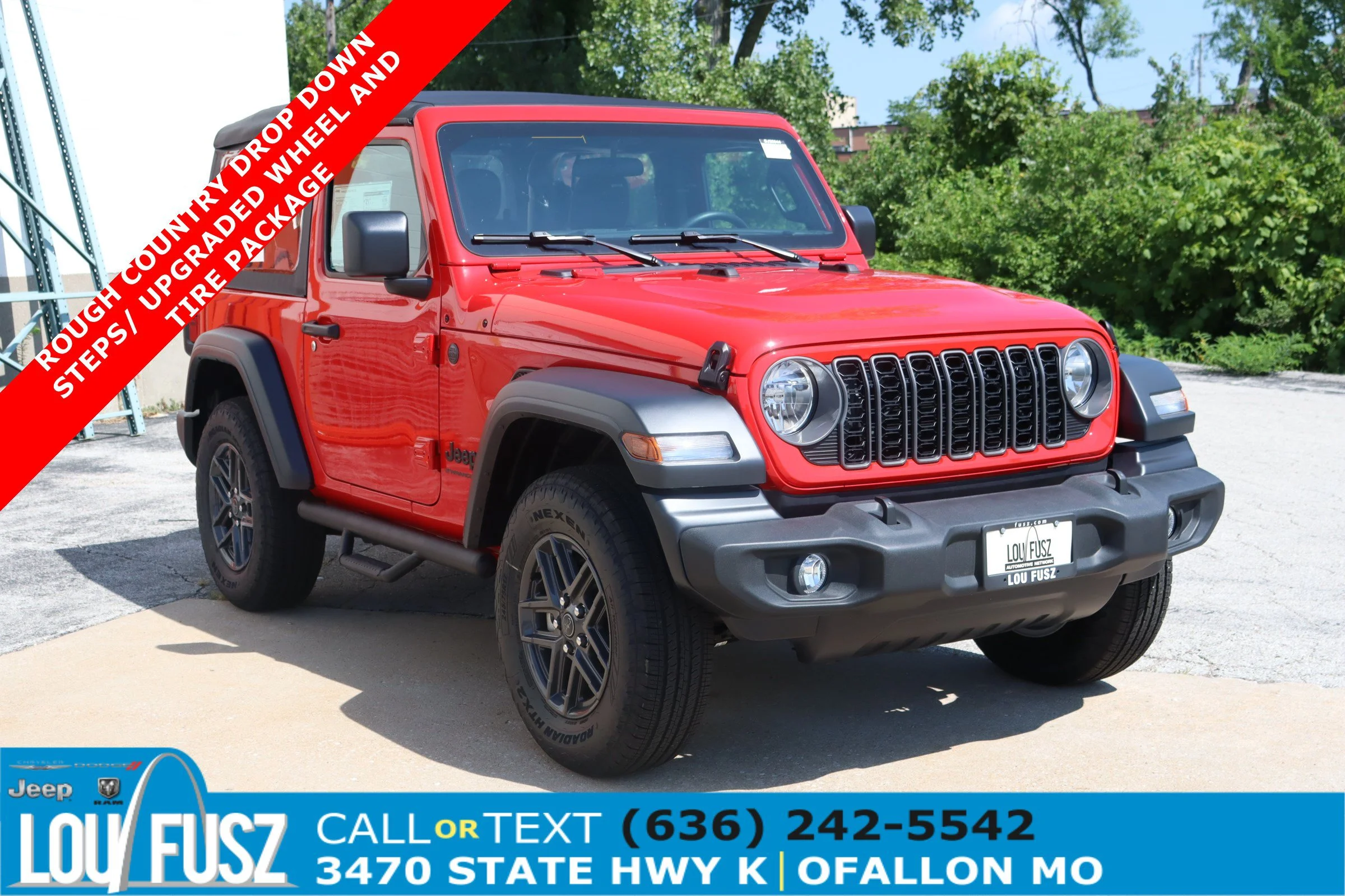 New 2026 Firecracker Red Clearcoat Jeep Sport image 1
