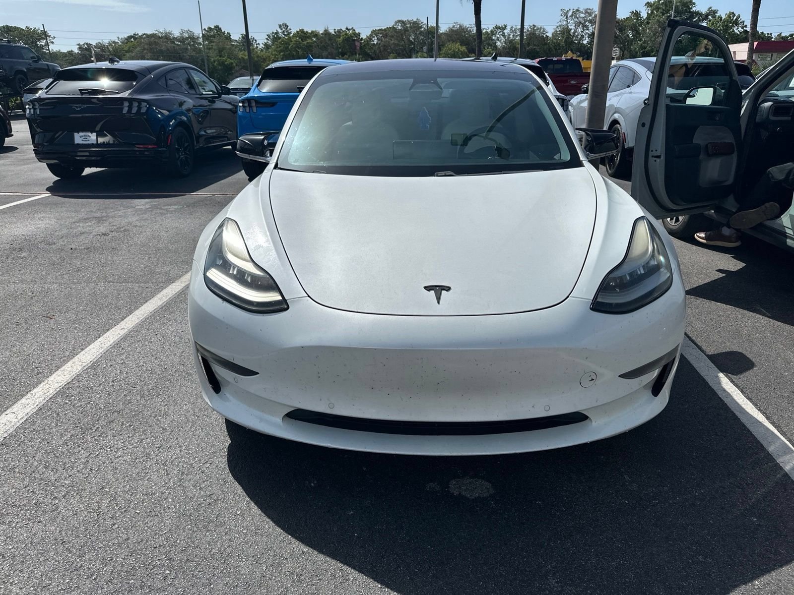 Used 2018 Pearl White Multi Tesla Long Range image 3
