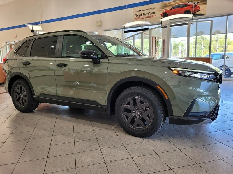 New 2026 Ash Green Metallic Honda TRAILSPORT AWD image 3
