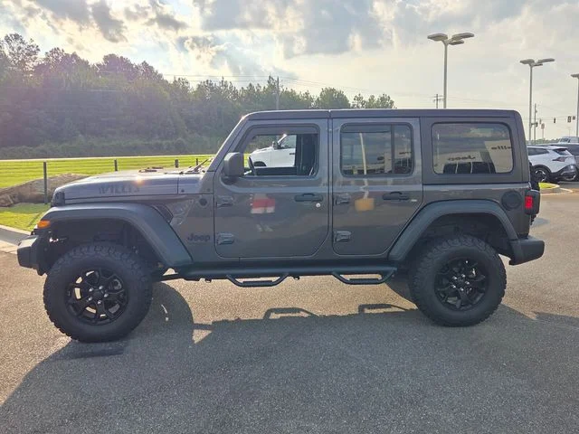 Used 2020 Gray Jeep Unlimited Sport image 4