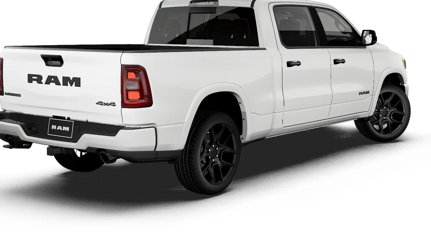 New 2027 Bright White Clear-Coat Exterior Paint RAM LARAMIE image 14
