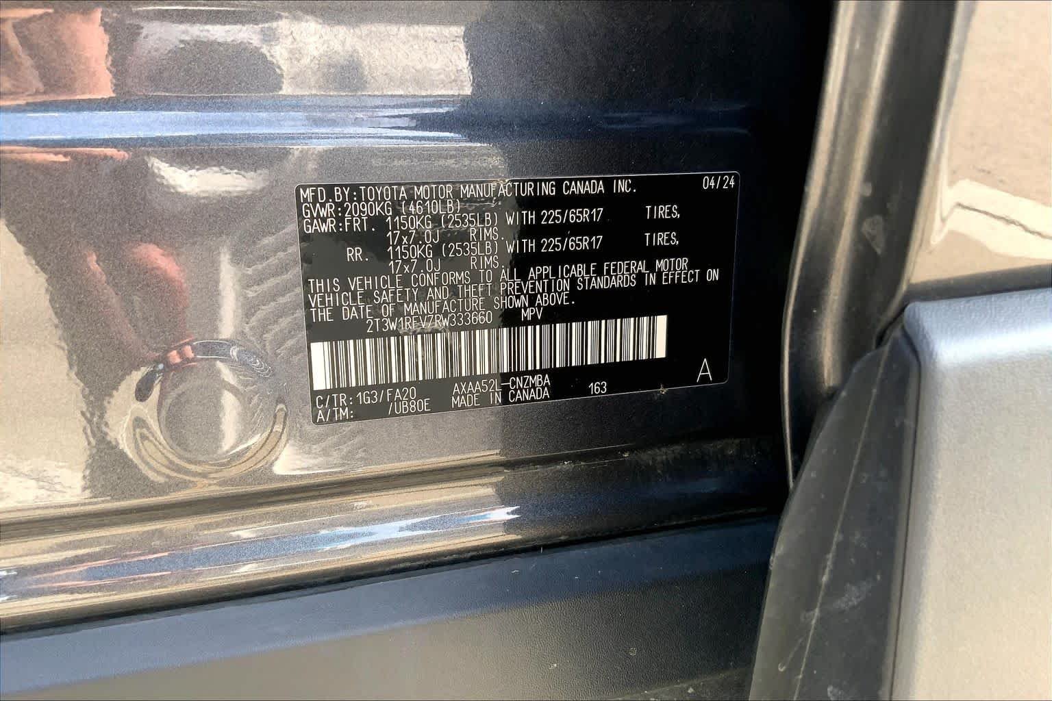 Used 2024 Magnetic Gray Metallic Toyota XLE image 33