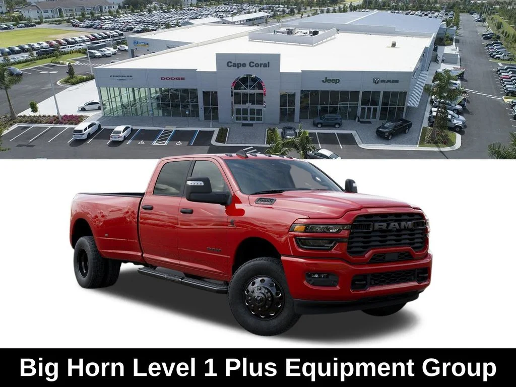 New 2026 Flame Red Clear-Coat Exterior Paint RAM Big Horn image 5
