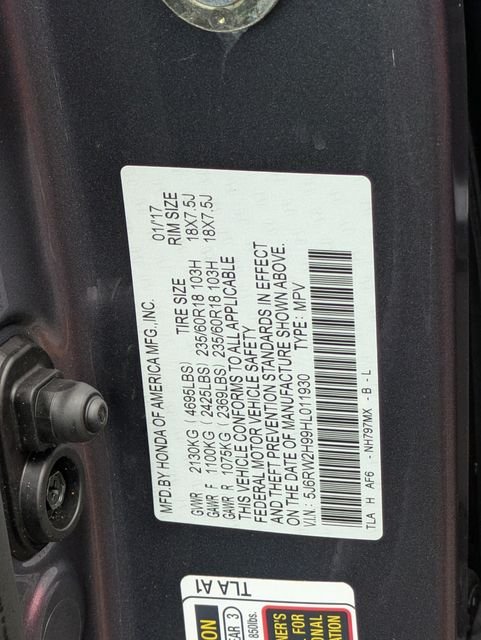 Used 2017 Gray Honda Touring image 29
