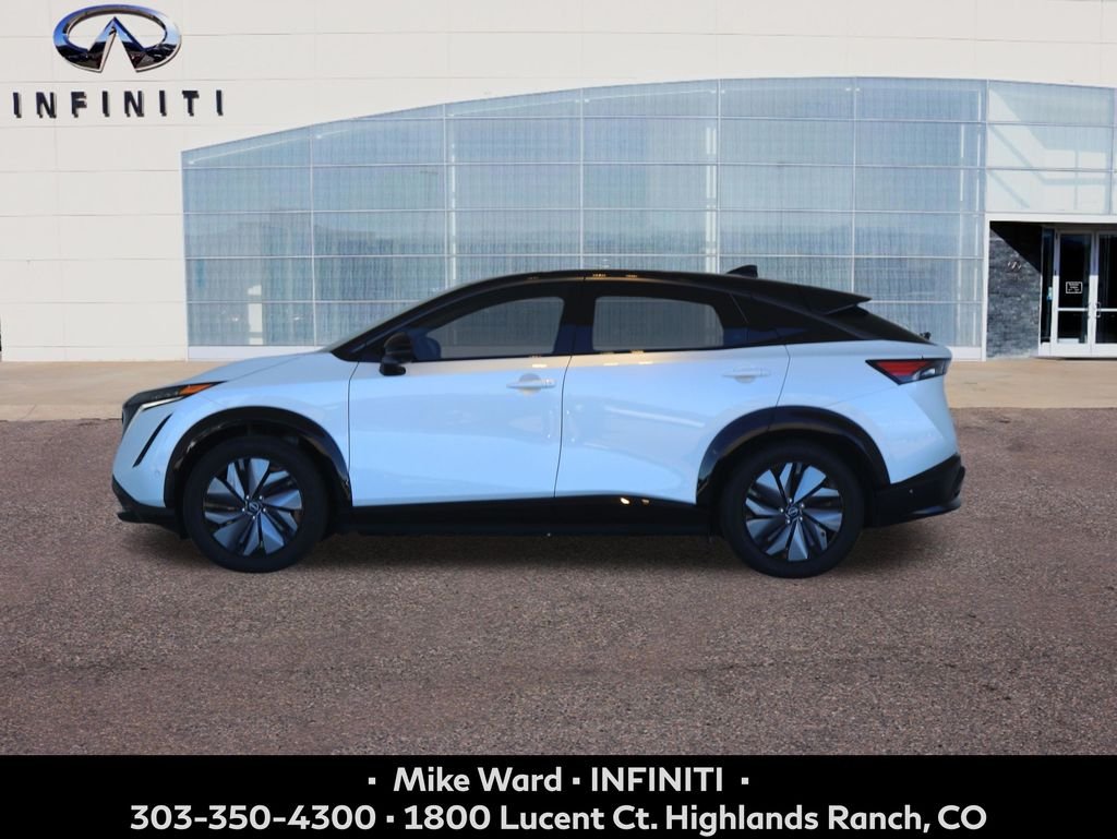 Used 2024 Nissan ARIYA Platinum+ with VIN JN1DF0CDXRM734989 for sale in Highlands Ranch, CO