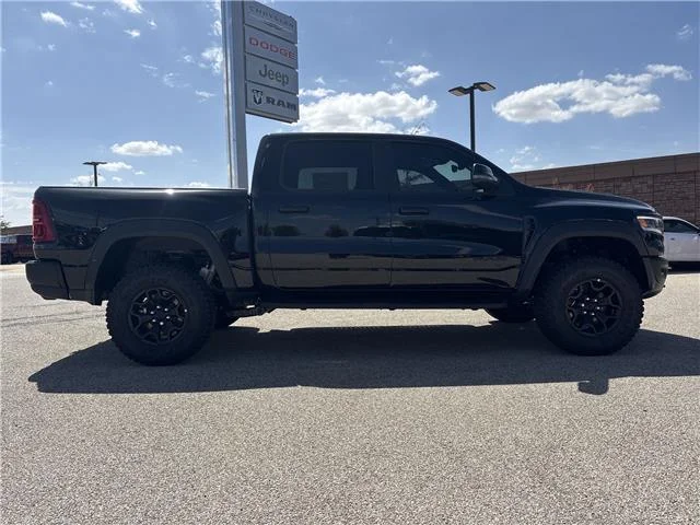 New 2026 Diamond Black Crystal Pearl-Coat  Paint Ram RHO / TRX CREW CAB 4X4 image 9