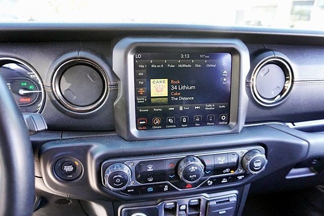 Used 2021 Black Jeep 4-Door Sahara High Altitude 4xe image 30